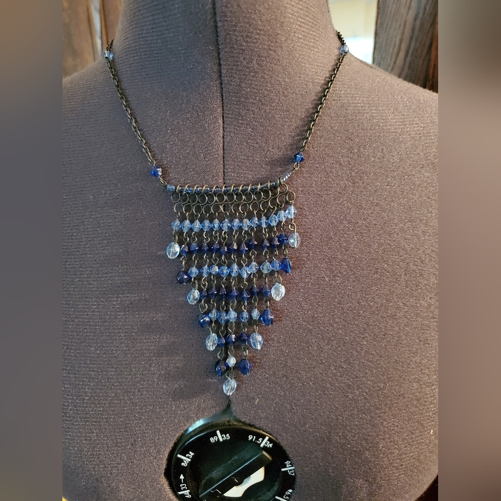 Blue Beaded Necklace